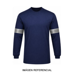 Polo Ignífugo de 12 cal con cinta reflectiva