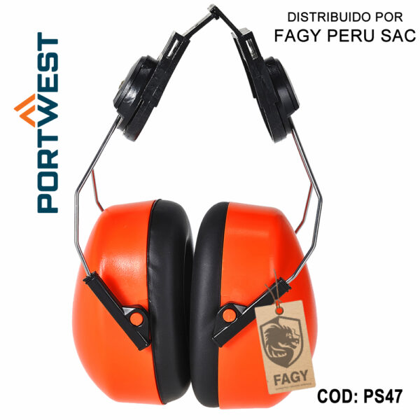 Protector auditivo Endurance de alta visibilidad Clip On SNR PS47