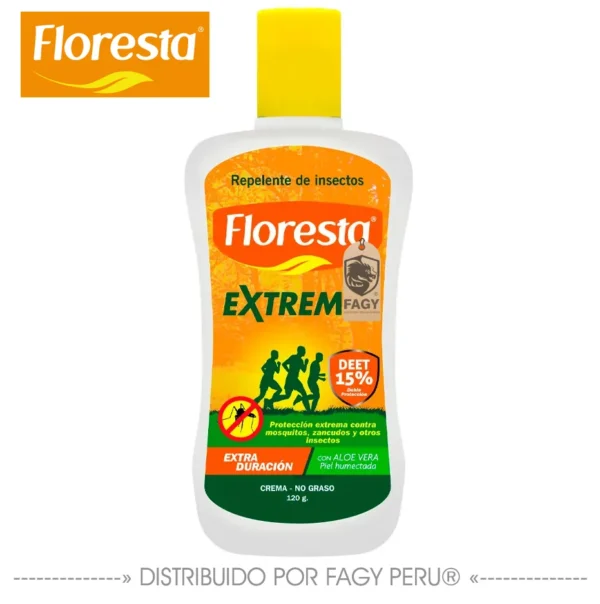 Repelente Floresta Extremo 15% Deet 15% 120 ml Crema Repelente Floresta Extremo 15% Deet 15% 120 ml Crema