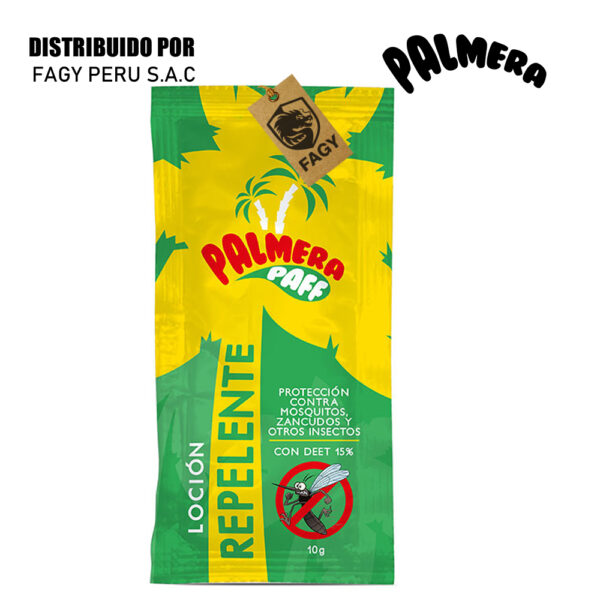 Repelente Palmera Deet 15% en sachet Repelente Palmera Deet 15% en sachet