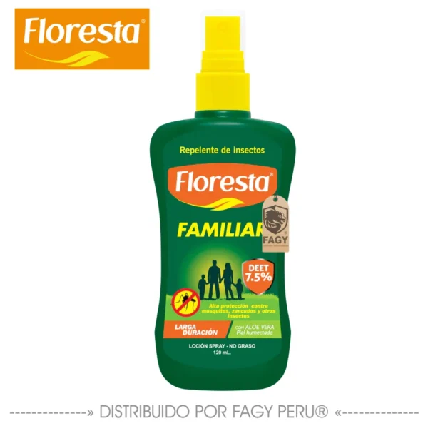Repelente floresta familiar crema 7.5% deet 120 gr Repelente floresta familiar crema 7.5% deet 120 gr