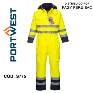 Mono de alta visibilidad ignífugo y antiestático Bizflame Rain S775 - Imagen 1