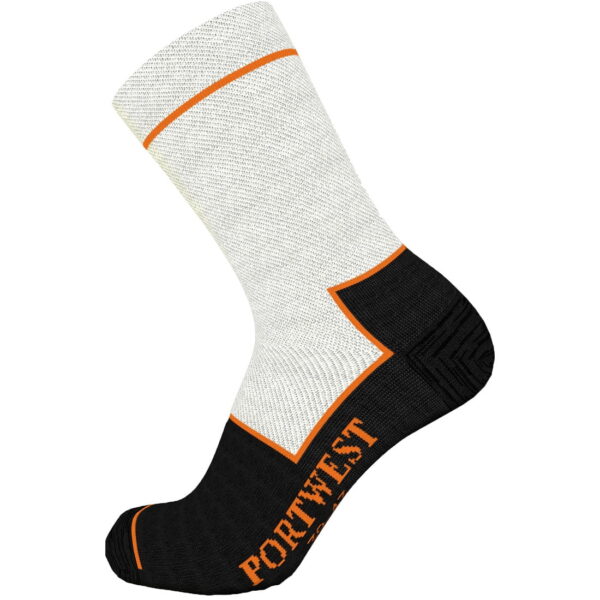 SK26 – Calcetín anti-corte calcetín anti-corte, SK26 Portwest, calcetines de seguridad, protección para pies, calcetines resistentes a cortes, ropa de seguridad laboral, equipo de protección personal, calcetines para trabajo de alto riesgo, calcetines reforzados, calcetines con protección anticorte