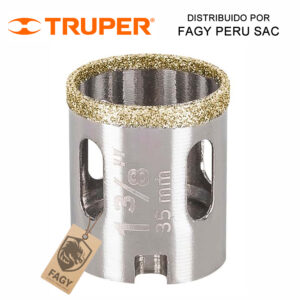 Sierra copa con diamante 1-3/8″ Truper 17129