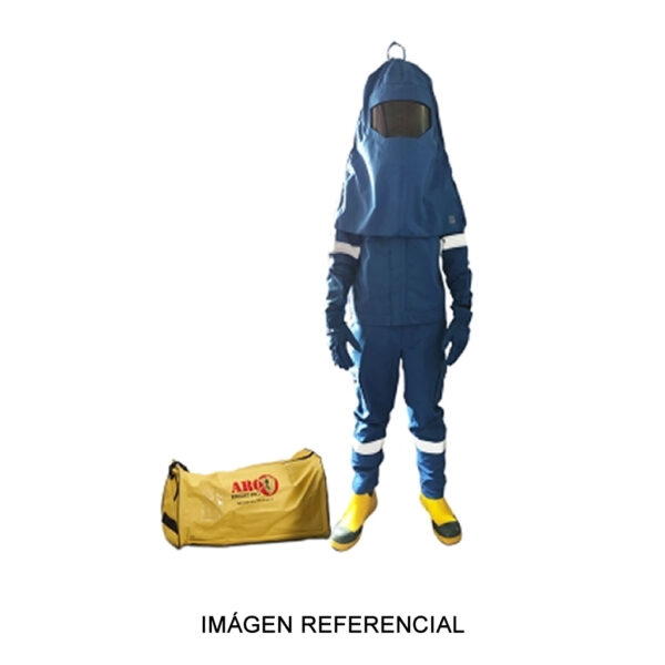 Traje Anti Arco Flash 25 cal (Categoría 3) Inherente Azul Traje Anti Arco Flash 25 cal/cm² (Categoría 3) Inherente Azul