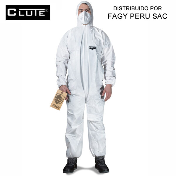 Traje Descartable Macroguard Clute Traje Descartable Macroguard Clute