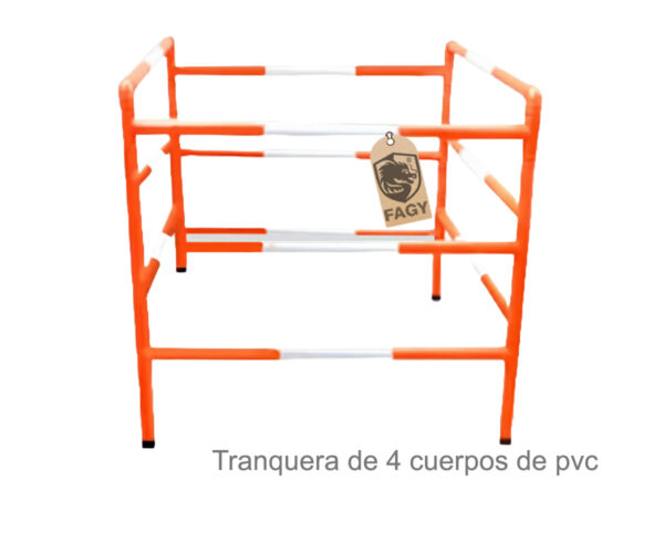 Tranquera de 4 cuerpos de pvc Tranquera de 4 cuerpos de pvc