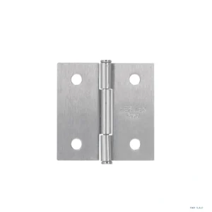 Bisagra cuadrada 2", satinado, cabeza plana, BASIC 25106 - Imagen 1