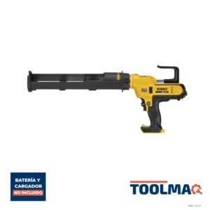 Pistola Selladora Calafatear 20V 29OZ / 600ml Baretool (Sin Bateria / Sin cargador) Dewalt DCE570B - Imagen 1
