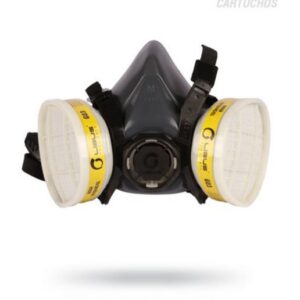 Respirador MEDIA CARA reutil. 9000 Silicona (M) - Imagen 1