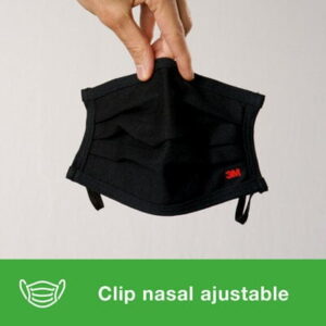 Mascarilla 3M Reutilizable Negro 36 Paquetes/Caja - Imagen 4
