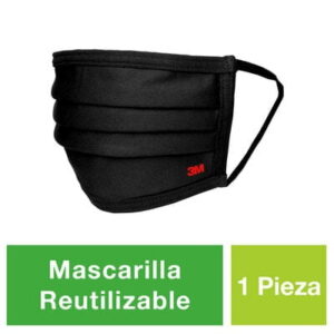 Mascarilla 3M Reutilizable Negro 36 Paquetes/Caja - Imagen 5
