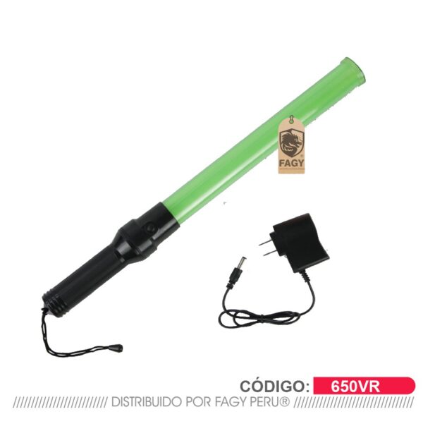 vara luminosa recargable verde cod 650r vara luminosa recargable verde cod 650r