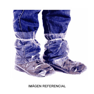 Botas descartables biodegradables color cristal