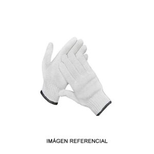 Guantes tejidos de hilo sin costuras premium