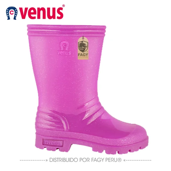 Bota venus infantil sin sticker fucsia