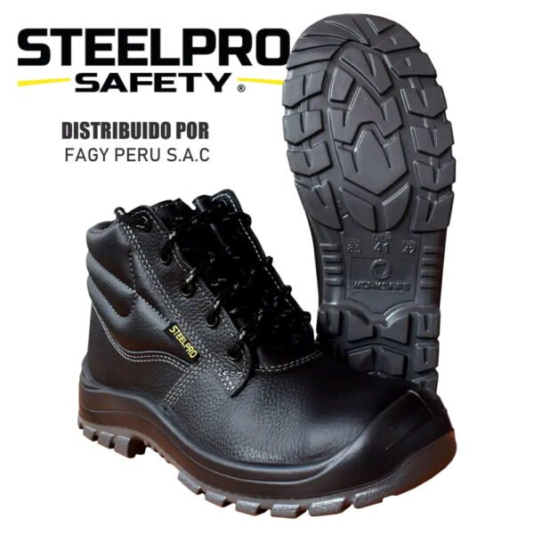 Botin Worker Negro Steelpro