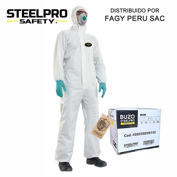 Traje Descartable Steelpro Con Capucha